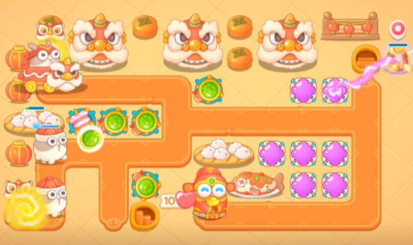 保卫萝卜4福神大作战第10关攻略